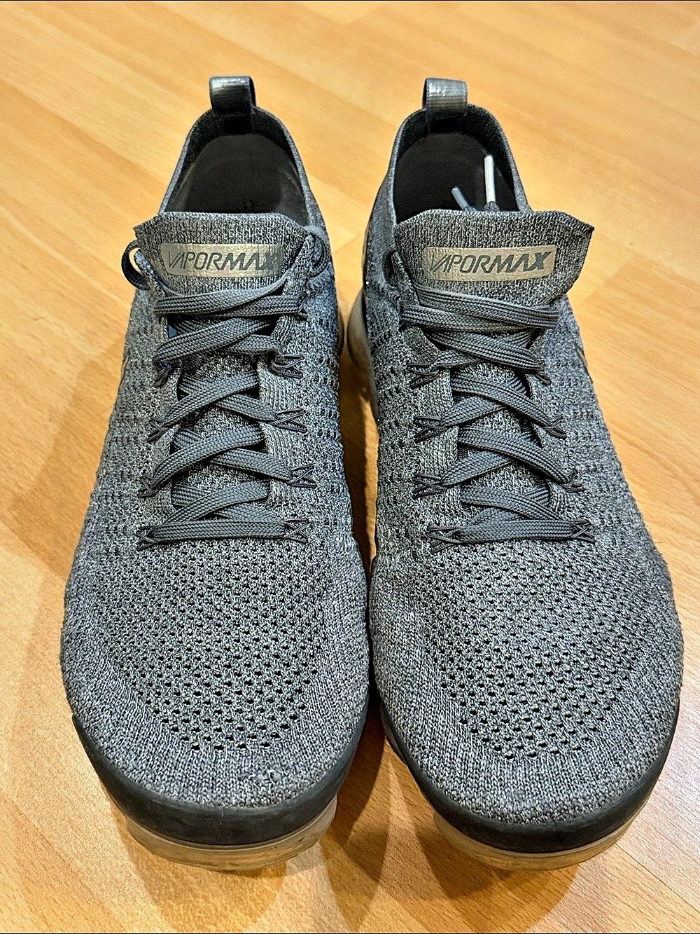 Nike Air VaporMax Flyknit 2 Sneakers in Gray. Like new